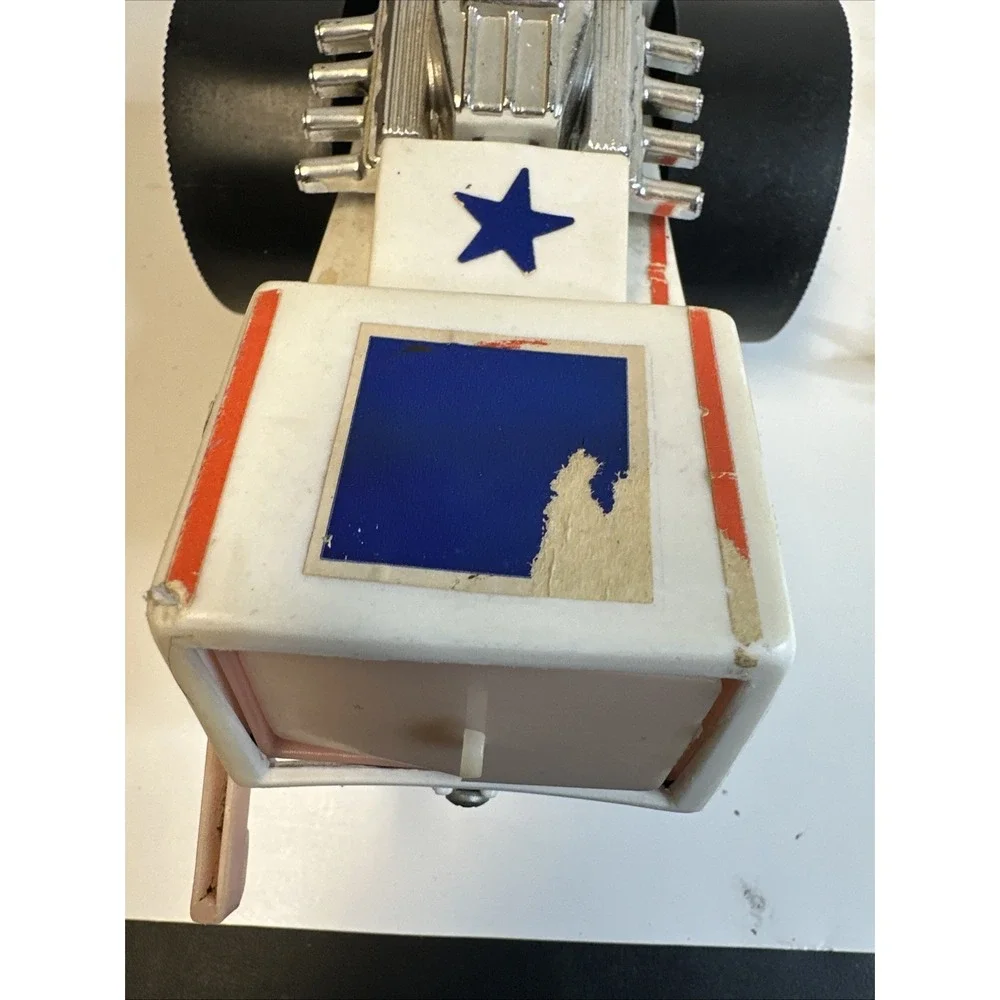 Vintage Ideal 1974 Evel Knievel Formula 1 Dragster And Figure
